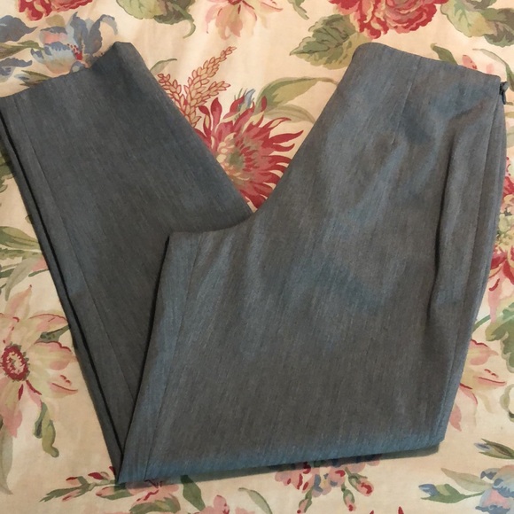 Vtg TALBOTS Size 10 P SideZip STRETCH Dark Charcoal Gray  Deadstock USA NEW - Picture 1 of 12